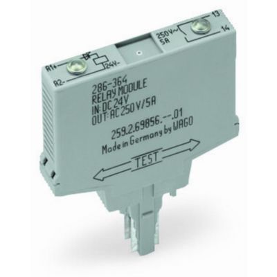 Moduł przekaźnikowy 10mm 24V DC 1z 286-364 WAGO (286-364)